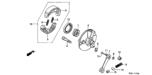 H100 Передний тормоз