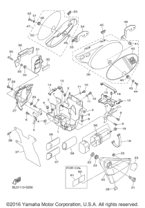 XVS950XR Боковые обтекатели