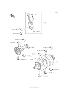 EX300 Коленвал
