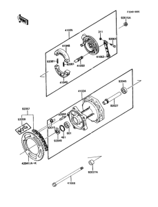 KDX80 Rear hub(1 / 2)