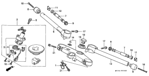  Handle pipe / top bridge
