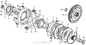 CT70 Сцепление