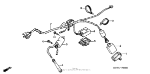 XR400R Жгут проводов