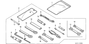 CBR1100XX Инструмент
