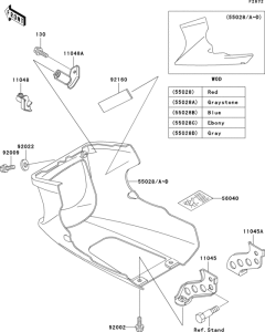 EX500 Cowling lowers(1 / 2)