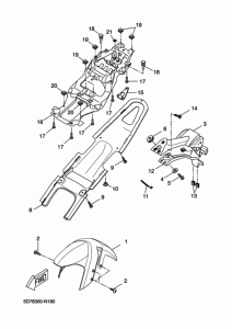 YZF-R125A Крыло