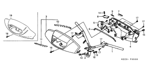 SJ100 Handle pipe / handle cover