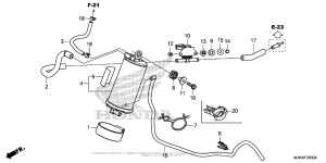 CB500X (ABS) Канистра осушителя