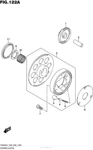 TU250 Муфта стартера