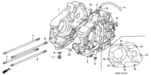 C90 Картер двигателя
