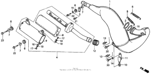 CR250R Глушитель