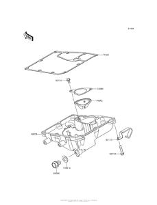 EX650 Маслянный поддон