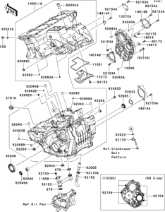 ZX1000 Crankcase(1 / 2)