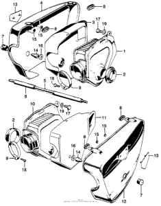 CB350 Воздушный фильтр