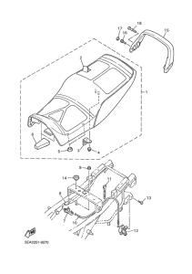 XJR1300SP Сиденье