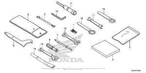 CBR650F Инструмент