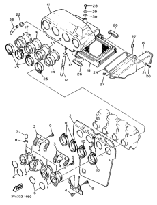 FJ1200 Впускная система