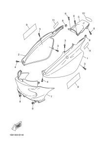 CW50RS Боковые обтекатели