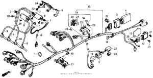 CB400F Жгут проводов
