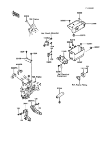 ZG1000 Короб для АКБ