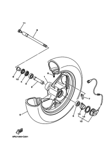 YP400 YP400V Transom + tube