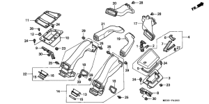 GL1500SE Воздуховод