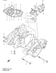 RM85 Картер двигателя