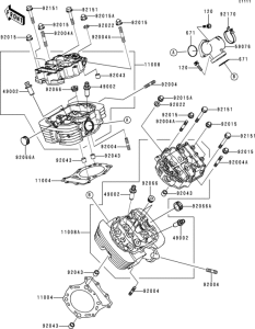  Головка цилиндров