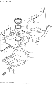 AN650 Топливный бак