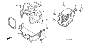 SCV100F Shroud / fan cover