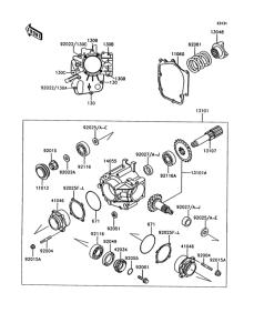 Z750 Front bevel gear(1 / 2)