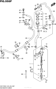 GSX-R1000 Rear Master Cylinder (Gsx-R1000Al7 E33)
