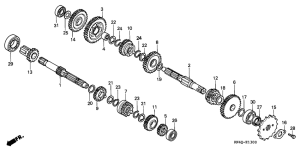 XR100 Трансмиссия