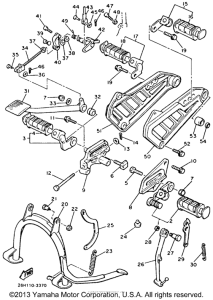 XVZ12TDK Подножки