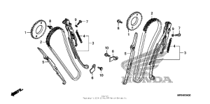 VT750C2 Цепь ГРМ