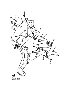 GTS1000A GTS1000AE Переднее крыло