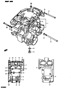 GT200 Картер двигателя