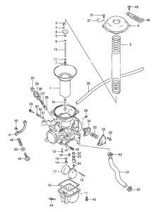 VS800 Carburetor assy