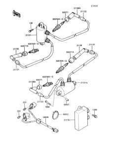VN750 Ignition coil(1 / 2)