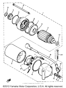 XJ750RH Стартер