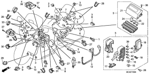 GL1800 (ABS) Harness wire