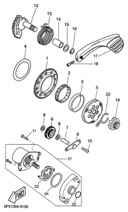 CW50 Картер двигателя