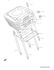 GN125 Цилиндр