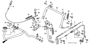 CH125 Stand / brake pedal