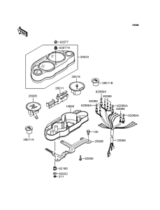 ZX400 Спидометр