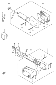 DR200 Поворотники