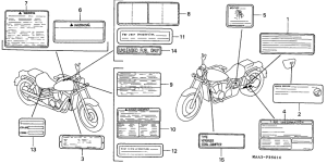 VT1100C2 Лейбл предостережения
