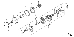 NX125 Маслонасос