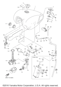 XVS950C Топливный бак