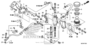  Rear brake master cylinder (2)